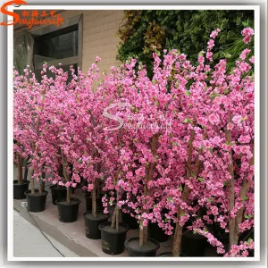 2016 Hot Sale Artificial Mini Cherry Blossom for Outdoor Decoration