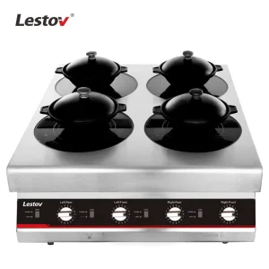 4 Burner Commercial Induction Cooktop for Restaurant