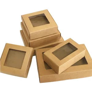 Exquisite Customized Kraft Paper Wedding Gift Box