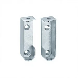 Zinc Alloy Wardrobe Tube Support Fitting