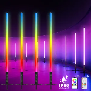 Tokyo Shibuya APP Control Battery RGBW LED Tube Bar
