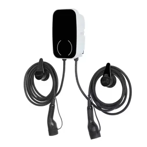 Smart EV Charger Commercial AC EV Fast Charging Station with Double Charger Guns