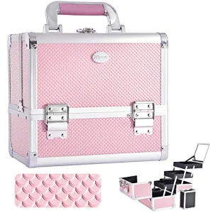 Caja de maquillaje portátil profesional