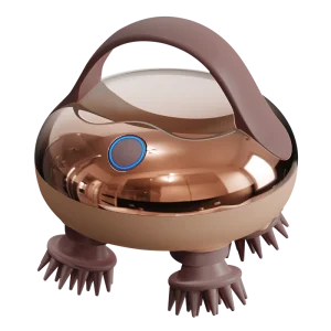 Beautlohas LMZ370 Portable Lightweight Battery Operated Electric Scalp Massager High Frequency Technology 4 Kneading Massage
