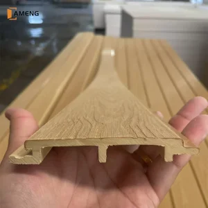 Decorative Exterior Wood Plastic Composite Fluted ASA WPC Co-Extruded Wall Cladding Panel