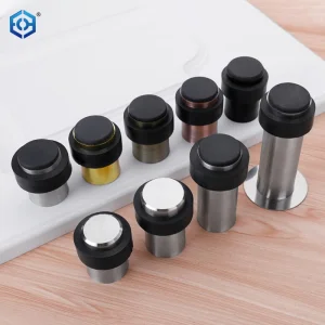 Stainless Steel Floor Mounted Glass Door Shower Door Stopper