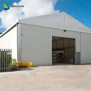 10x30 High Reinforced 10x30m Aluminum Frame Large Temporary Structure Waterproof Workshop Industrial Storage ABS Warehouse Tent