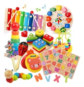 AiJH Wooden Musical Toys