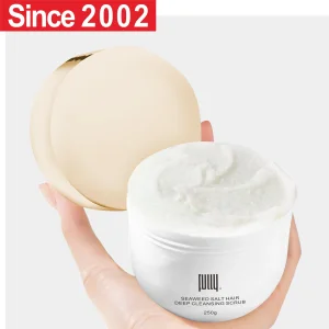 Private Label Hair Care Anti Dandruff Seaweed Salt Deep Cleansing Hair Scalp Scrub