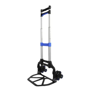 Shunhe FW-90S6 Stair Climbing Portable Folding Hand Trolley Cart Aluminum Luggage Moving Hand Truck Six Wheels OEM 68kg