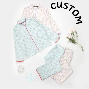KERUI Woman Pajamas Cotton Printed