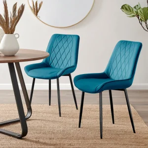 Wholesale French Cafe Chair Modern Upholstered velvet Hotel Banquet Chair