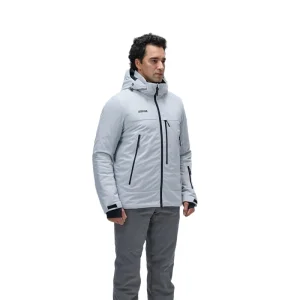 ODM Men Insulated Ski Wear with Fleece Lining and Quick Dry Fabric for Snowy Weather Resort.