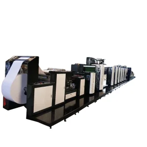 Narrow Web 350mm Multi Function Semi Rotary Intermittent Offset Label Printing Machine