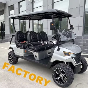 Luxury 4-Seater Electric Golf Cart with 5kw Motor GCC Certified 500w Folding Buggy Car Chinese 4-Wheel Golf Carts for Sale