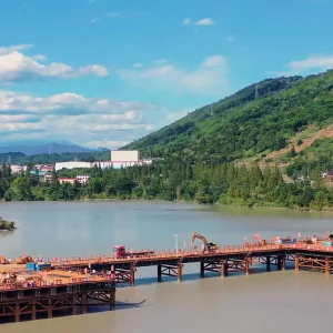 Factory Direct Sales Prefab Portable Steel Structure Temporary Bailey Bridges