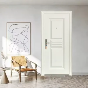 Metal Security Cold Rolled Steel Door Single Gate for House Entrance