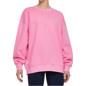Fashion Breathable Plus Size Plain Pockets Pullover Casual Women's Long Sleeve Hoodie Dress-Autumn/Winter/Spring/Summer