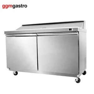 Commercial Salad Bar Counter Display Refrigerated Pizza Prep Table Sas123n