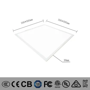 595*595 Square LED Panel Light Manufacturers Recessed UL CE CB TUV Kc ETL Certification