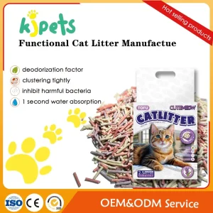 Factory Price Tofu Cat Litter Eco-Friendly Natural Flushable Cat Sand Plant Tofu Cat Litter