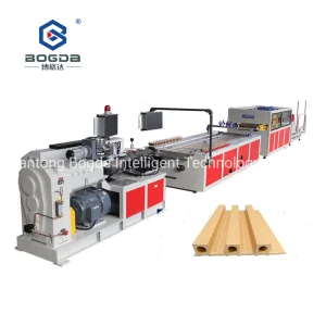 China Manufacturer Indoor Wood PVC WPC Ceiling Panel Plastic Composite PVC Coating Cladding Production Line