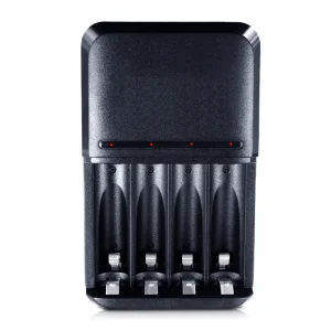 4bay Fast Smart Battery Charger for AA &amp; AAA Rechargeable Batteries American Plug