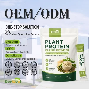 Premium Organic Food Grade Pea Rice Pumpkin Seed Plant Protein Blend Powder