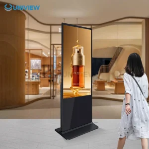 Restaurant Floor Standing 55inch Window System LCD Totem