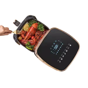 5.5L Multifunctional Modern Air Fryer Digital Controlled Household Cooker LCD Display