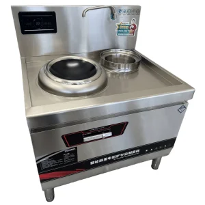 Commercial Induction Wok Cooker Energy Saving Cooking Equipment for Restaurant Kitchen