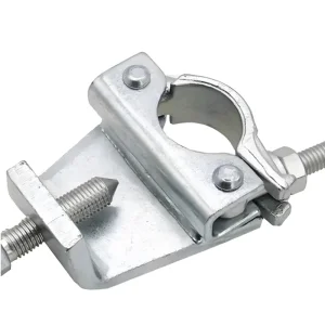 Forged Steel Scaffolding Accessory Galvanized Board Retaining Clamp Rosette Swivel Pipe Sleeves Clamp Inch Metric Measurement