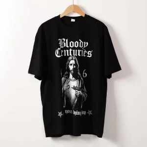 Custom Washed Organic Cotton T-Shirt - Heavyweight Tee for Streetwear Brands &amp; Private Label