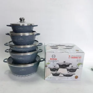 Top Selling Casserole Set Diecast Aluminium Non-Stick Kitchen Cooking Pot 10 PCS Aluminium Cookware Set