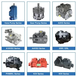 Gear Vane Mf High Pressure Excavator Pump Main Hydraulic Piston Pump Rexroth Linde Parker Eaton Denison Jcb Guangdong 12 Volt for Dump Truck