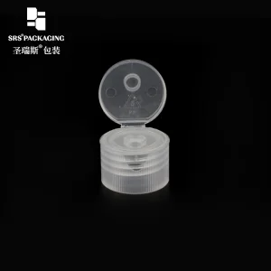 Cosmetic Packaging Bottle Accessories Flip Top Cap for Plastic Bottles