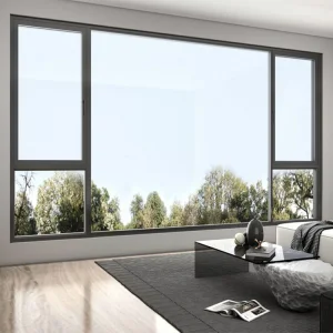 Double-Glazed Aluminum PVC/UPVC Casement Windows Aluminum Frame Windows for Houses