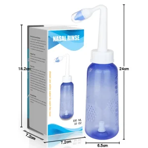 Limpeza Nasal com Rinsagem Sinusal, Irrigador Nasal, Bule Neti, Garrafa de Lavagem Nasal