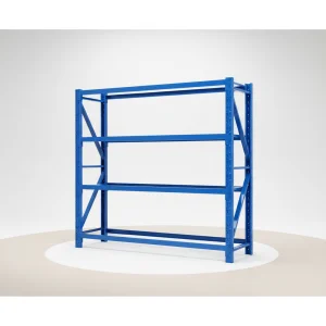 5 Layer Long Span Medium Duty Cold Rolled Steel Anti-Rust Shelving Rack for Industrial Warehouse Use