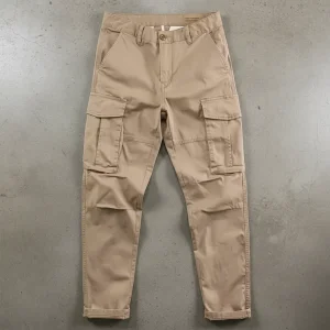 Men'S Cargo Pans Multi Pockets Long Trousers