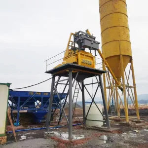 Construction Machinery Cement Mixer Batching Plant Js750 Portable Concrete Mixer