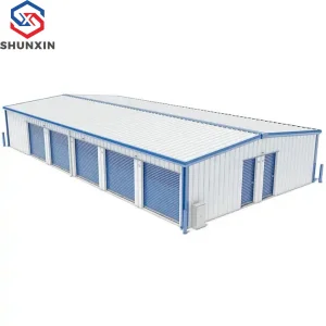 Prefab HDG Steel Frame Warehouse Workshop Steel Structure Building Shed