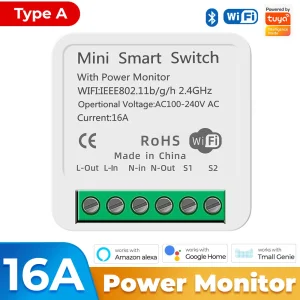 SLS Mini WiFi Smart Switch Module 16A Universal DIY Smart Relay Module
