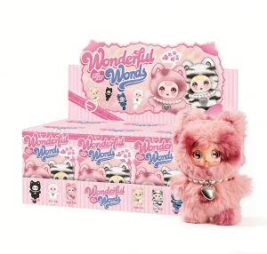 Yumi Wonderful Words Yomi Animal-Themed Plush Stuffed Figure 1/6 Scale Rotatable Eyes Kawaii Collectible Unisex Keychain Toy Box