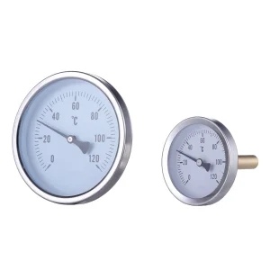 2.5inch, 3inch, 4inch Stainless Steel Bimetallic Thermometer Back Mounting Temperature Gauge