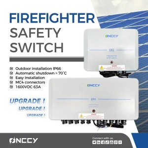 1000V Solar Firefighter Safety Switch PV String Rapid Shutdown Device