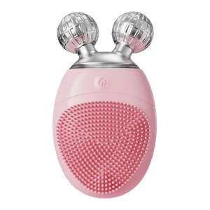 3-in-1 Electric Facial Massager Cleaning Tool Soft Silicone Exfoliating Face Scrubber Cleansing Brush for Wrinkles and Lifting