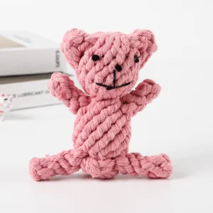 Popular Pet Toys Dog Rope Braided Animal Shape Teething Rope Toy