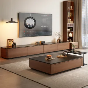 Modern Floor-Standing TV Stand With Storage
