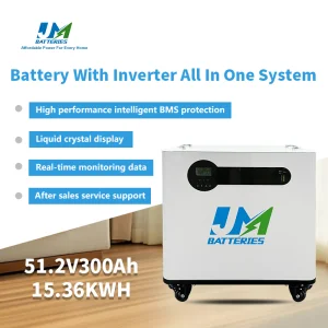 5kw to 15kw 48V All-in-One Lithium Iron LiFePO4 Solar Battery with Inverter Home Energy Storage System Rechargeable Low Voltage Battery Power Supply BMS